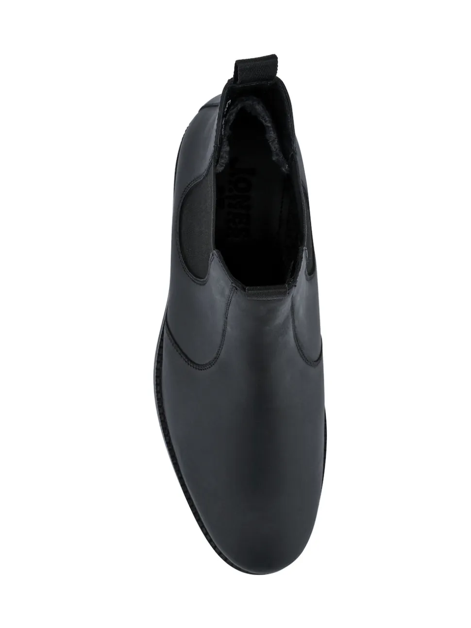 Jones Bootmaker Black Emile Wide Fit Leather Slip-On Boots