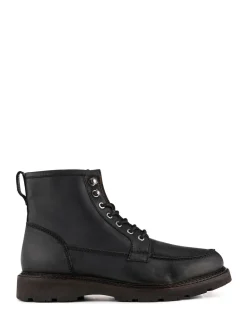 Jones Bootmaker Black Essex Chunky Leather Boots