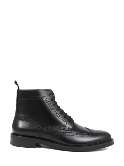 Jones Bootmaker Black Fletcher Leather Boots