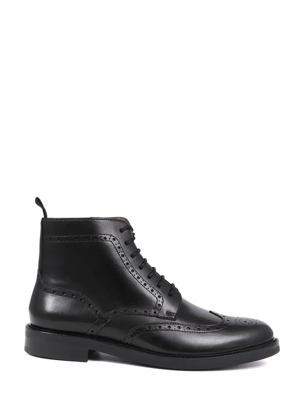 Jones Bootmaker Black Fletcher Leather Boots