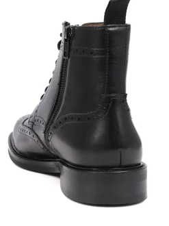 Jones Bootmaker Black Fletcher Leather Boots