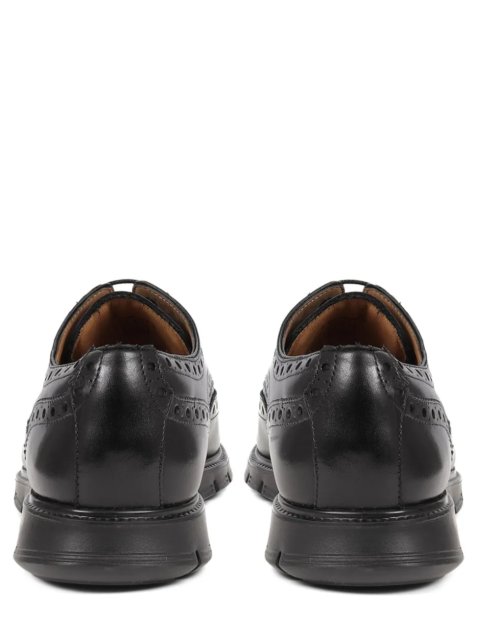 Jones Bootmaker Black London City 2 Brogues Derby Shoes