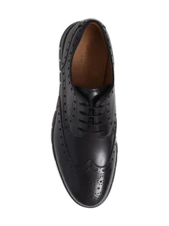 Jones Bootmaker Black London City 2 Brogues Derby Shoes