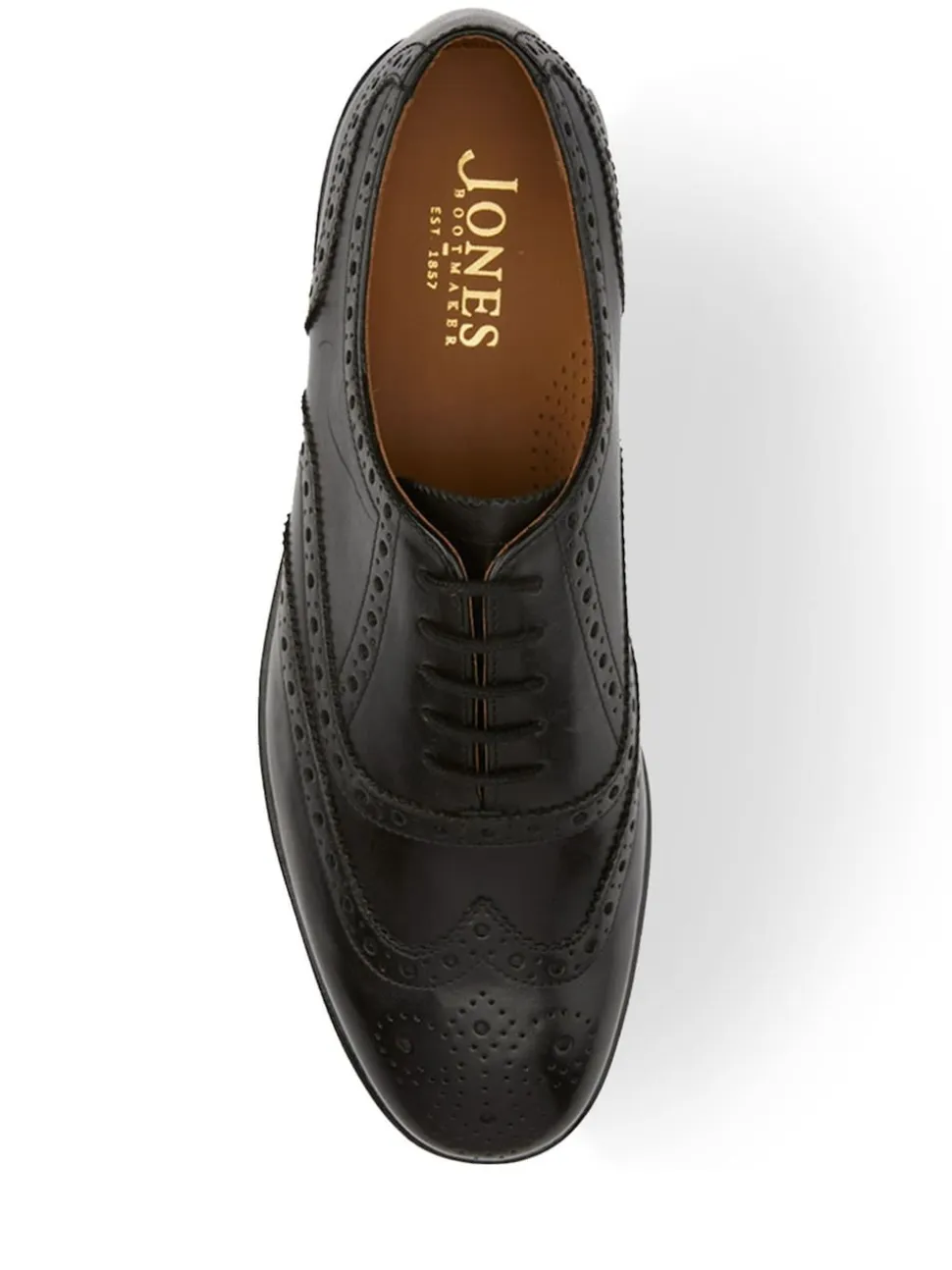 Jones Bootmaker Black Men’s Leather Lace Smart Shoes