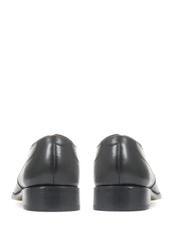 Jones Bootmaker Black Men’s Leather Wide-Fit Lace Smart Shoes