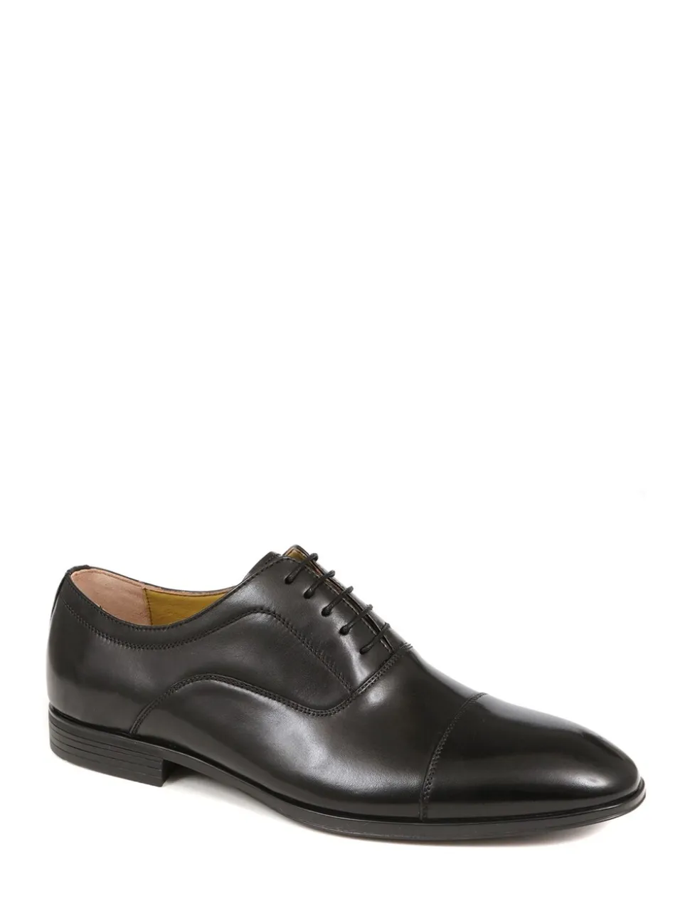 Jones Bootmaker Black Middleham Leather Oxford Black Shoes