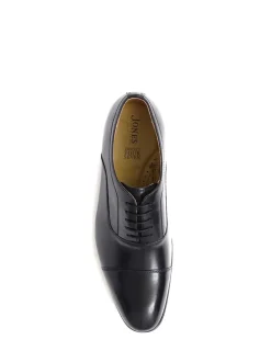 Jones Bootmaker Black Middleham Leather Oxford Black Shoes