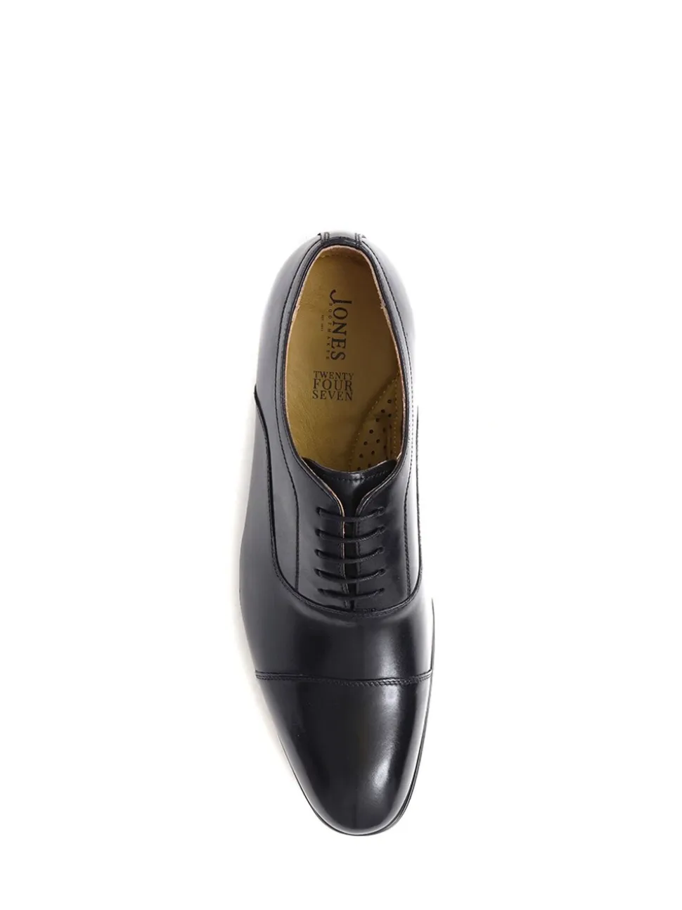 Jones Bootmaker Black Middleham Leather Oxford Black Shoes
