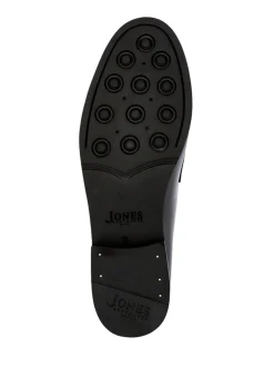 Jones Bootmaker Black Quennell Leather Penny Loafers