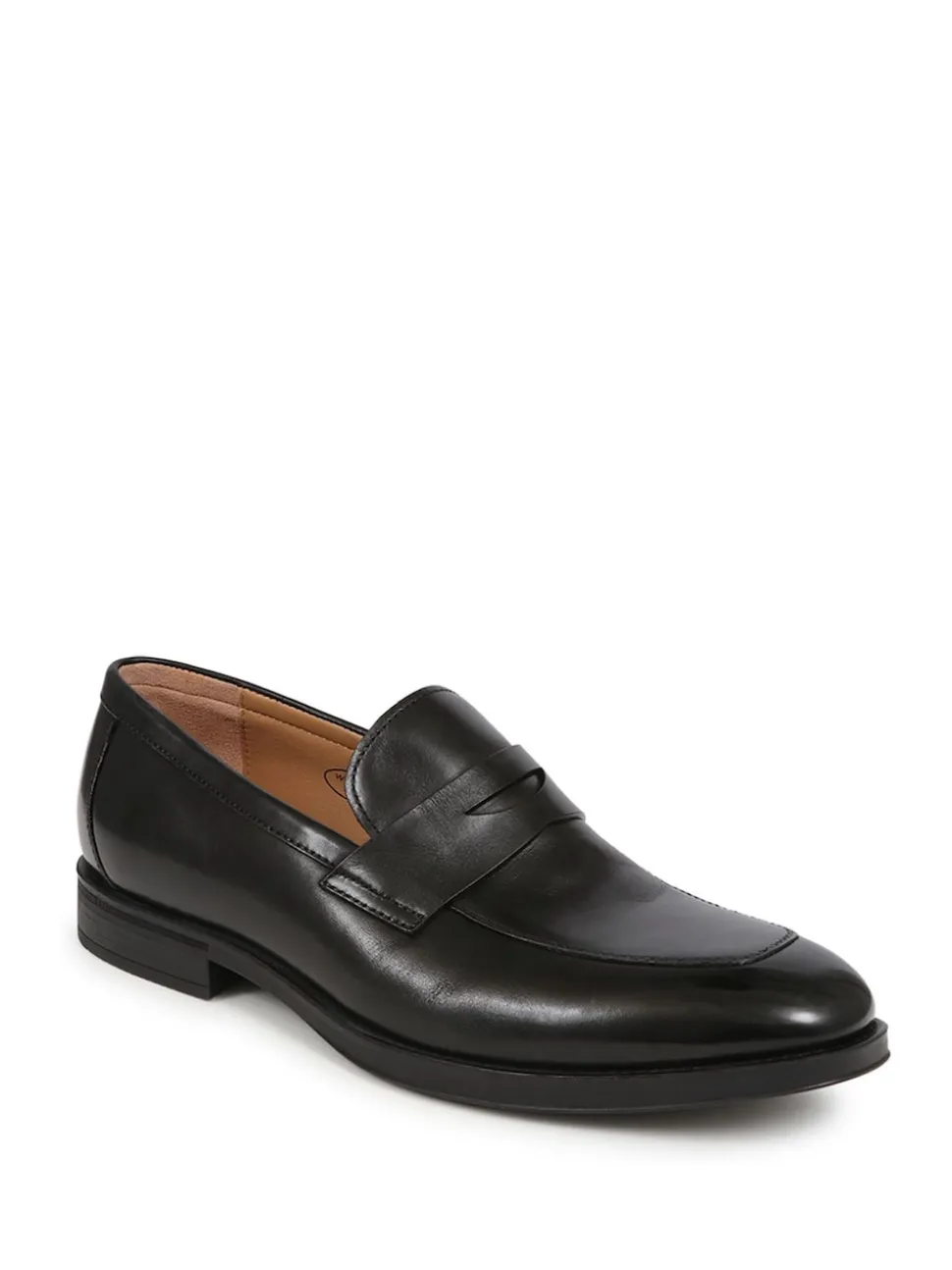 Jones Bootmaker Black Radley Wide Fit Leather Loafers