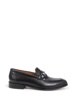 Jones Bootmaker Black Reece Leather Loafers