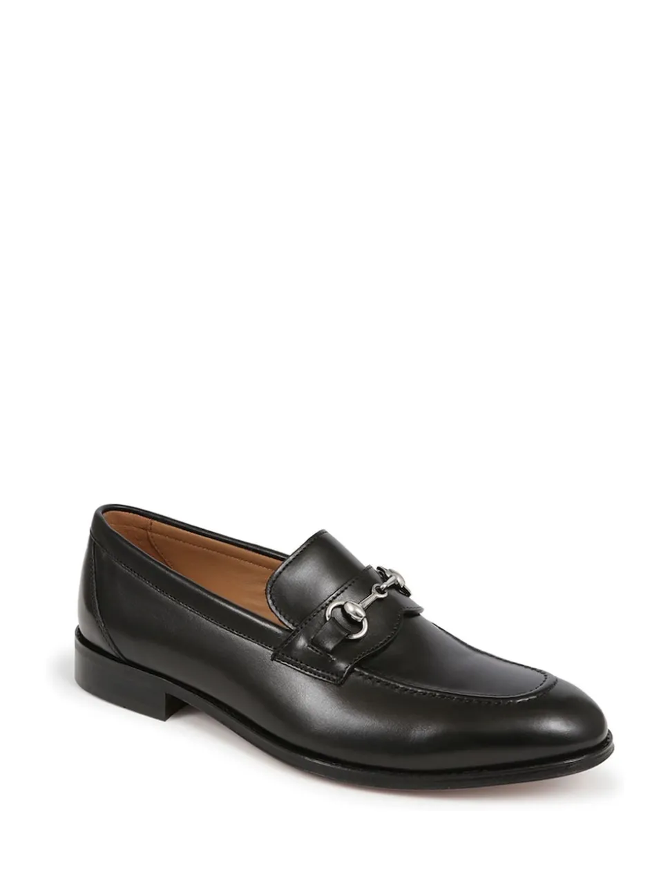 Jones Bootmaker Black Reece Leather Loafers