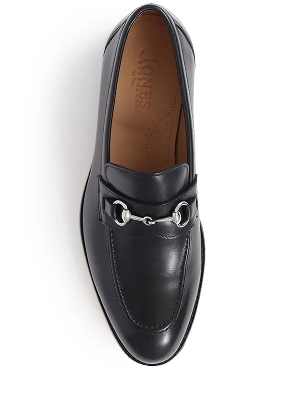 Jones Bootmaker Black Reece Leather Loafers