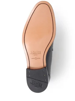 Jones Bootmaker Black Reece Leather Loafers