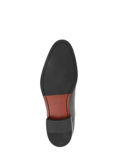 Jones Bootmaker Black Regular Fit Men’s Leather Lace Smart Shoes