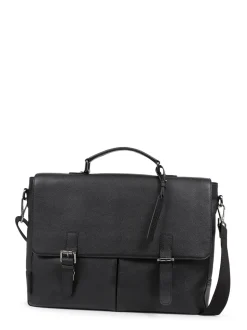 Jones Bootmaker Black Upland Leather Briefcase Bag