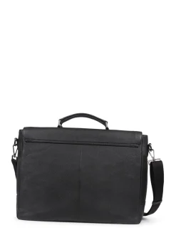 Jones Bootmaker Black Upland Leather Briefcase Bag