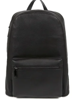 Jones Bootmaker Black Vally Leather Backpack