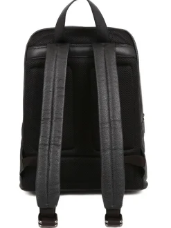 Jones Bootmaker Black Vally Leather Backpack