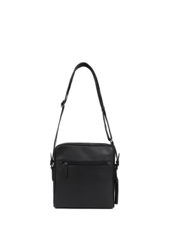 Jones Bootmaker Black Vincent Leather Shoulder Bag