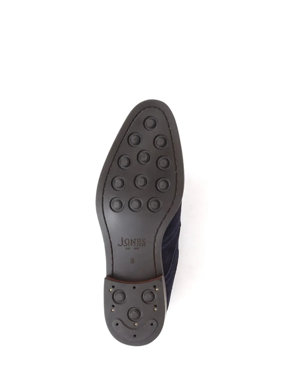 Jones Bootmaker Blue Longwood Suede Derby Brogues