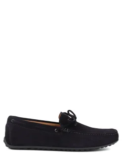 Jones Bootmaker Blue Plymouth Leather Moccasins
