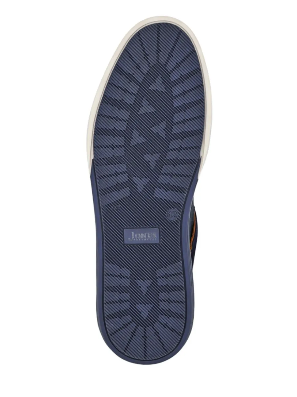 Jones Bootmaker Blue San Diego Leather Trainers