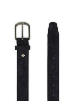 Jones Bootmaker Blue Unison Leather Belt