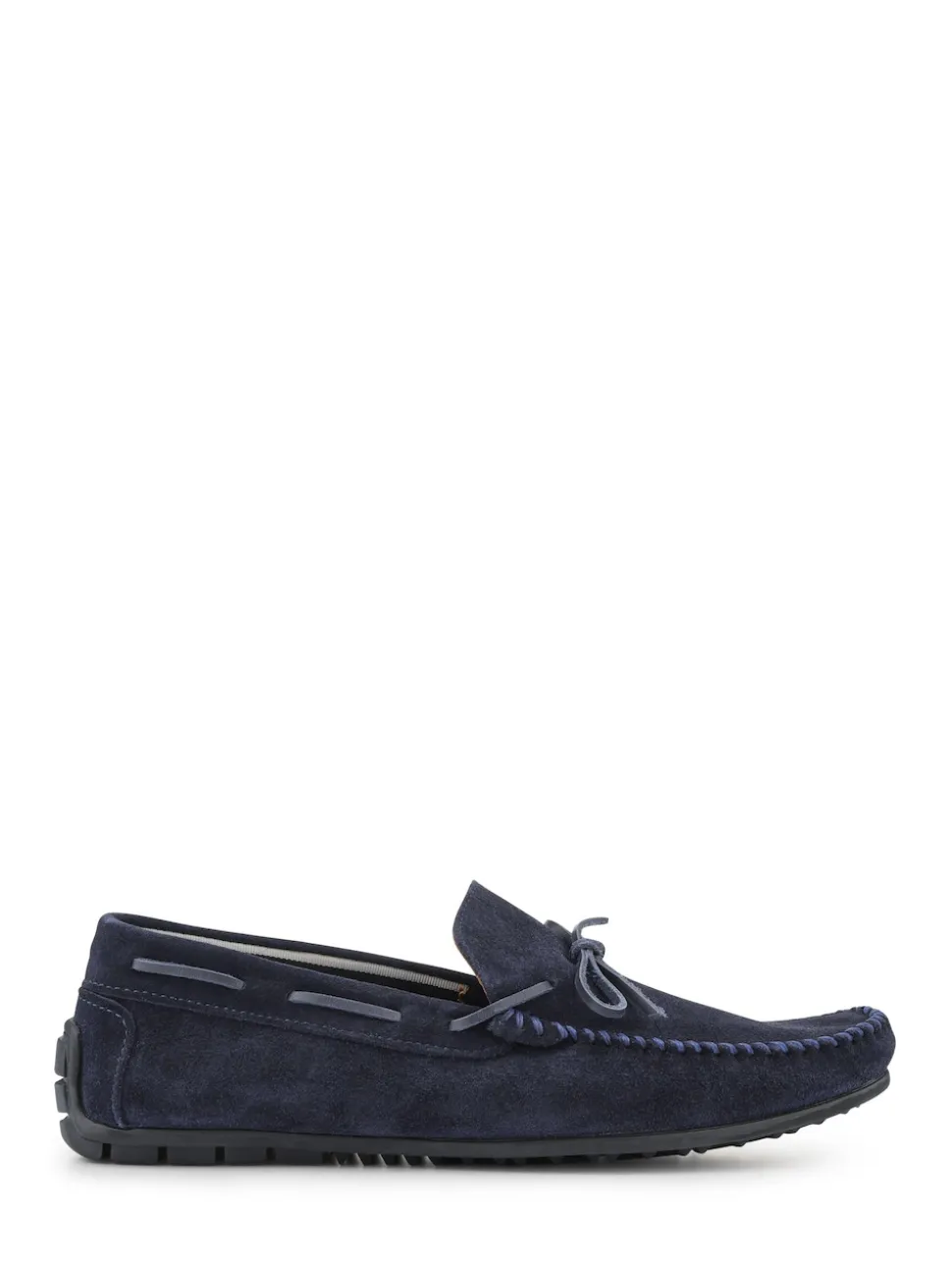 Jones Bootmaker Blue Zeke Leather Full Slippers