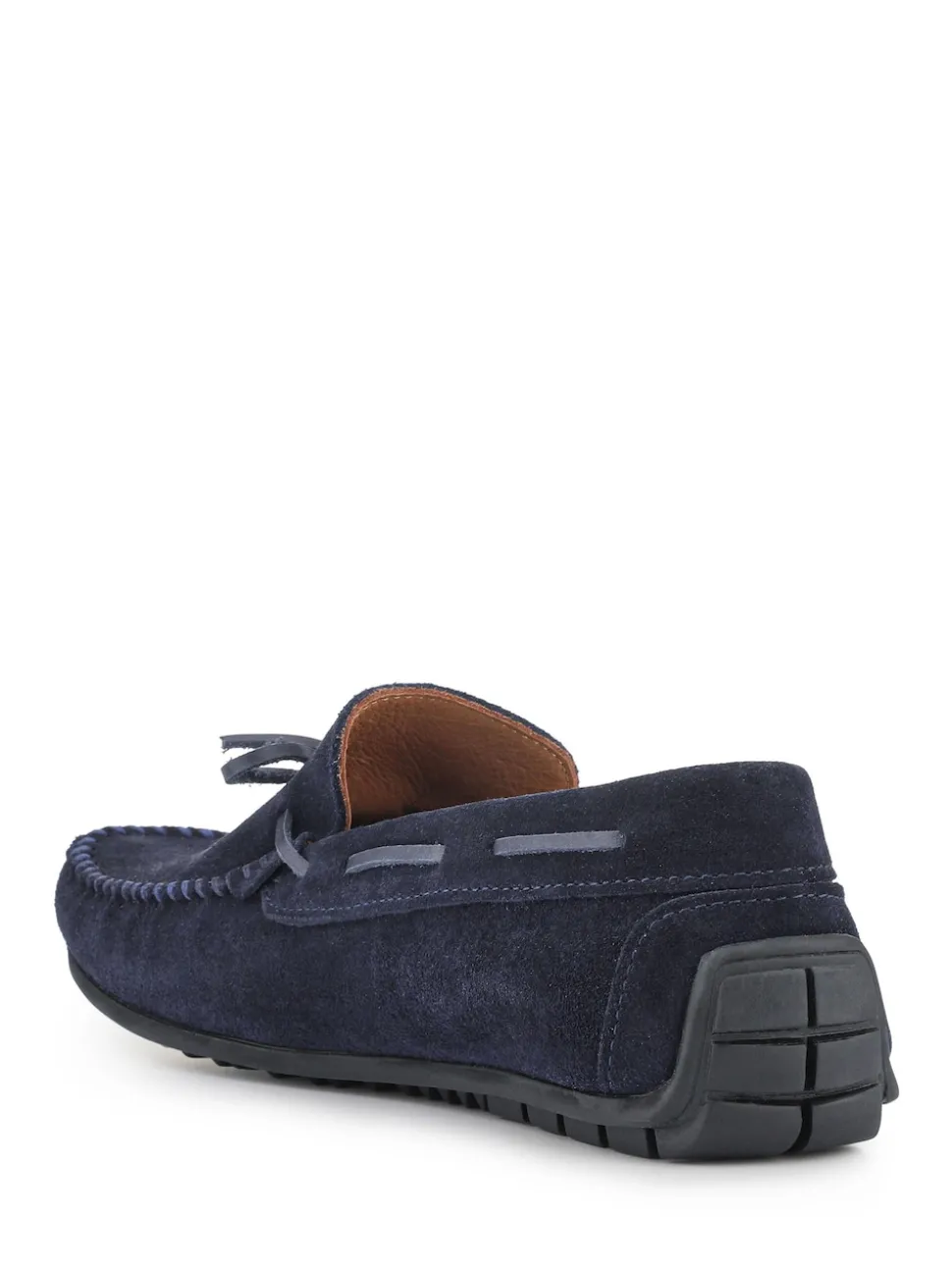 Jones Bootmaker Blue Zeke Leather Full Slippers