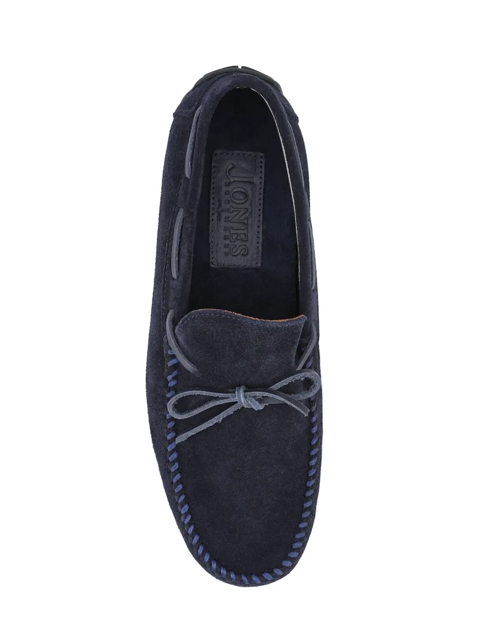 Jones Bootmaker Blue Zeke Leather Full Slippers