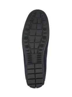 Jones Bootmaker Blue Zeke Leather Full Slippers