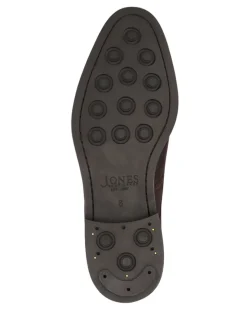 Jones Bootmaker Brown Chrome Longwood Suede Derby Brogues