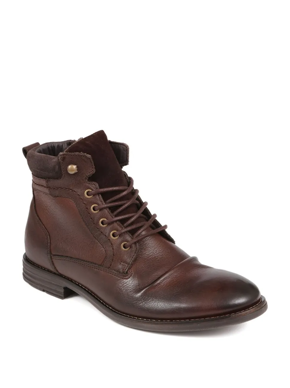 Jones Bootmaker Brown Docklands Leather Lace Up Boots