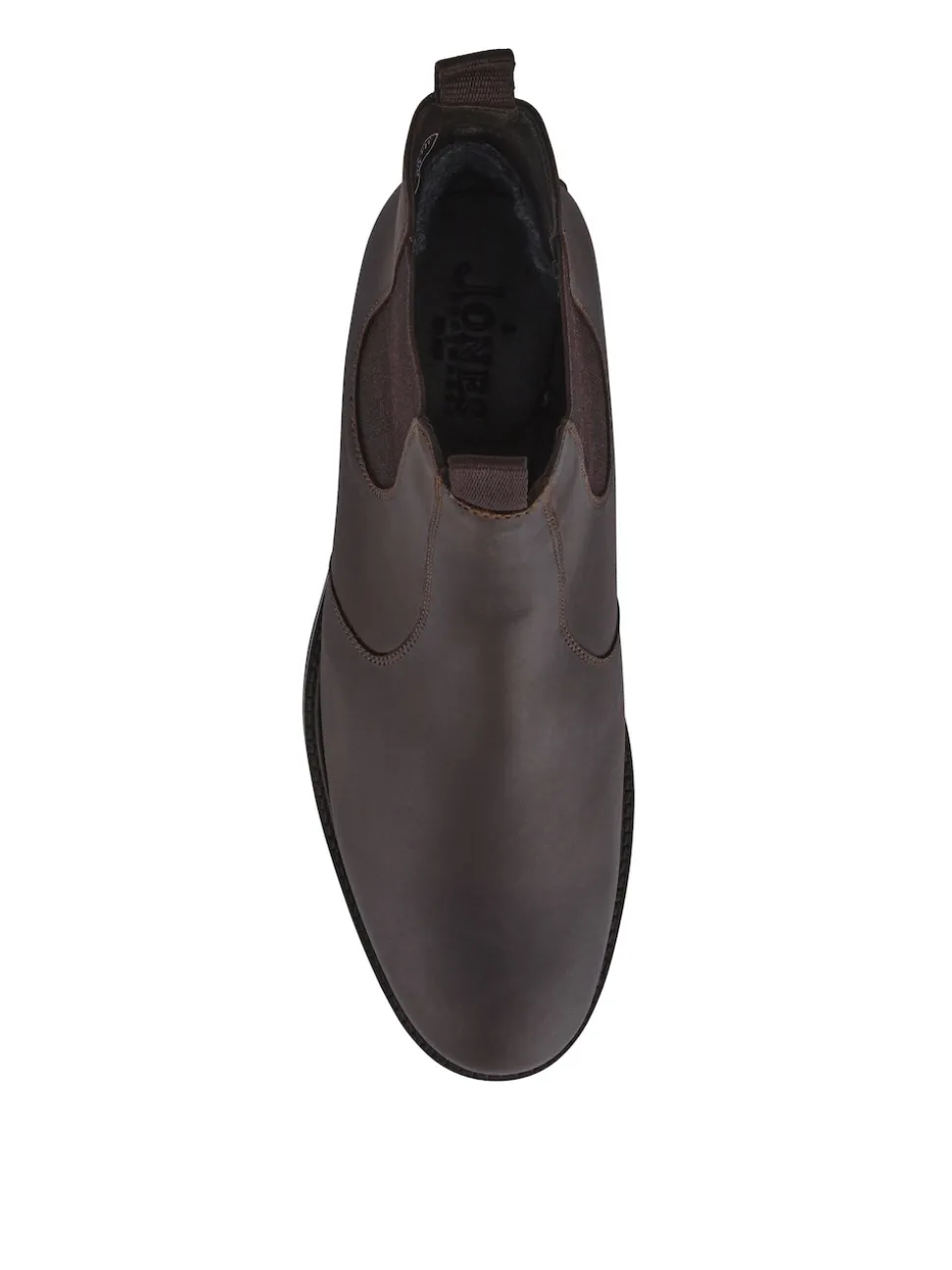 Jones Bootmaker Brown Emile Wide Fit Leather Slip-On Boots
