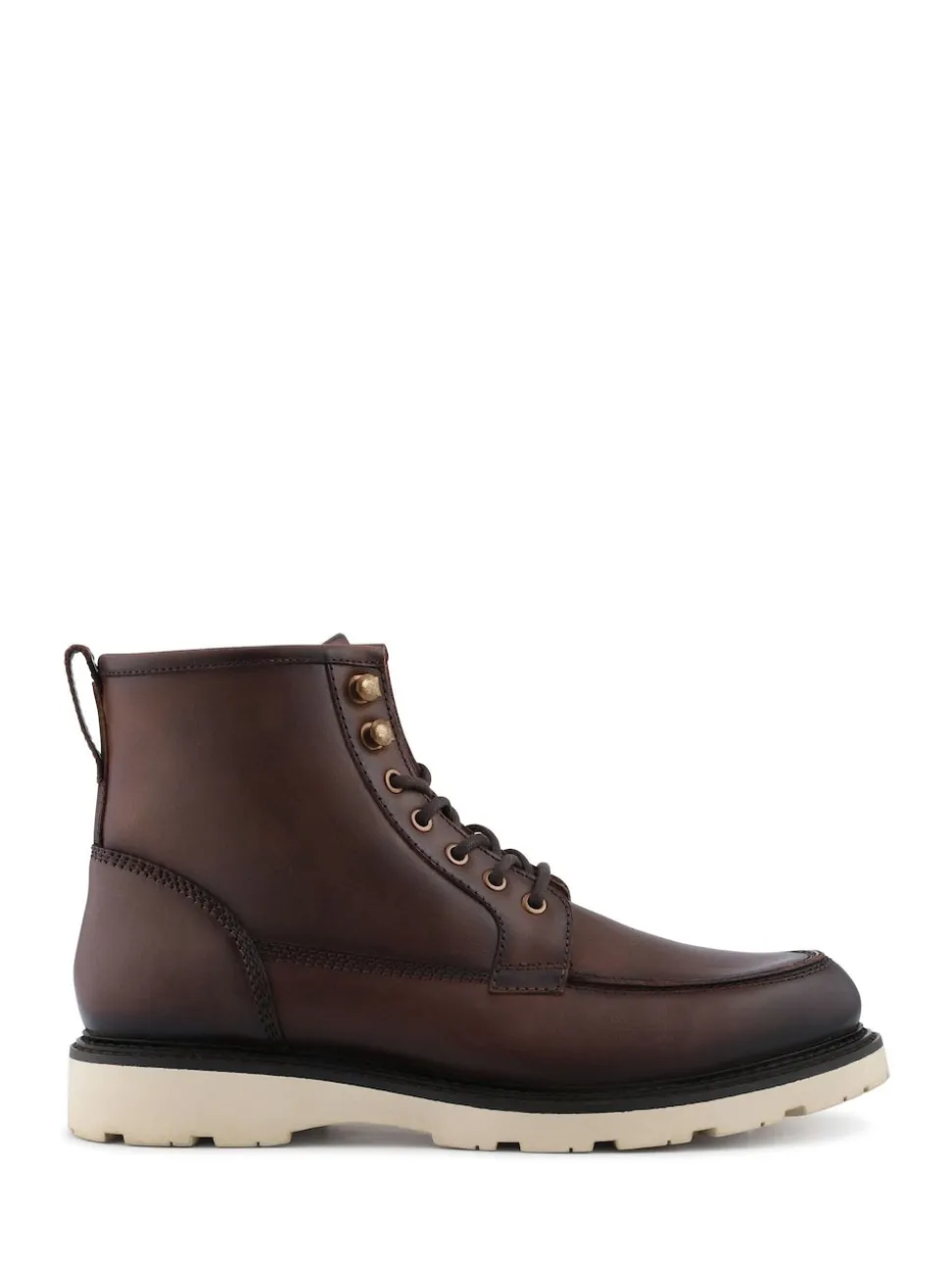 Jones Bootmaker Brown Essex Chunky Leather Boots