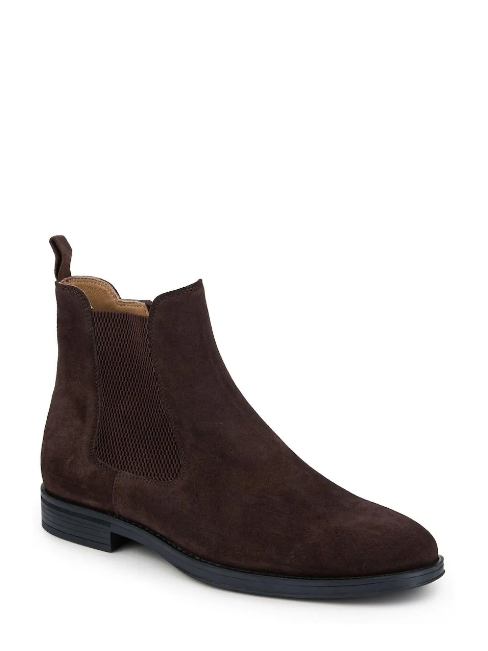 Jones Bootmaker Brown Gibson Leather Wide-Fit Chelsea Boots