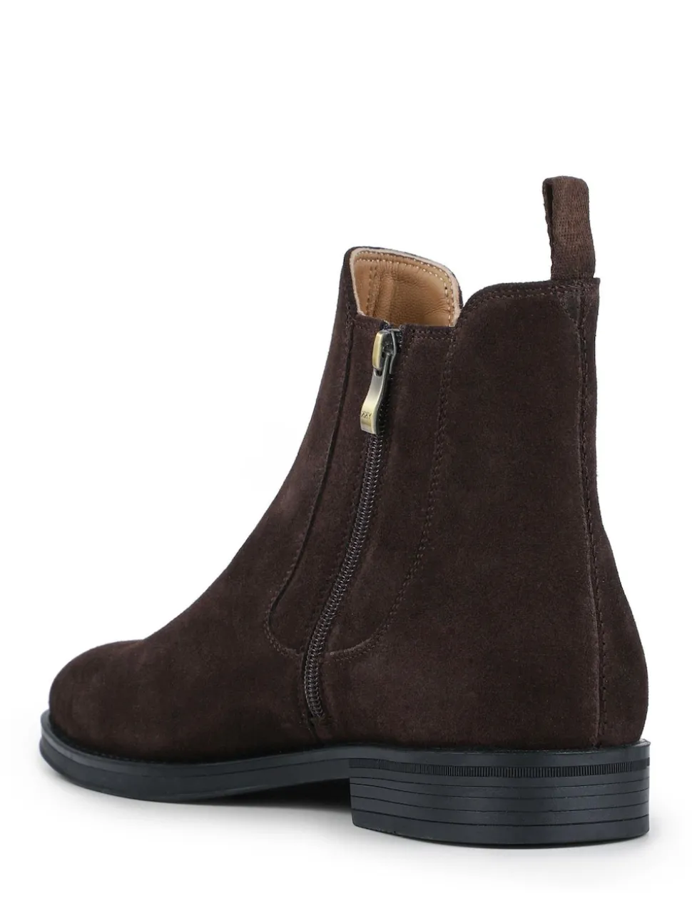 Jones Bootmaker Brown Gibson Leather Wide-Fit Chelsea Boots