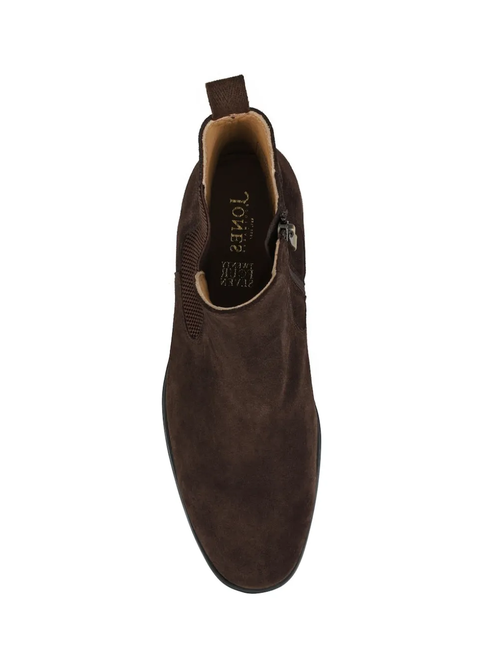 Jones Bootmaker Brown Gibson Leather Wide-Fit Chelsea Boots