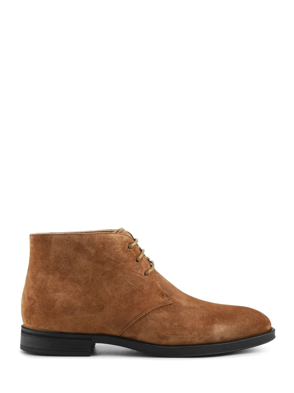 Jones Bootmaker Brown Gordon Lace-Up Wide-Fit Leather Boots