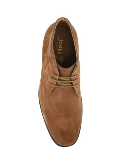 Jones Bootmaker Brown Gordon Lace-Up Wide-Fit Leather Boots