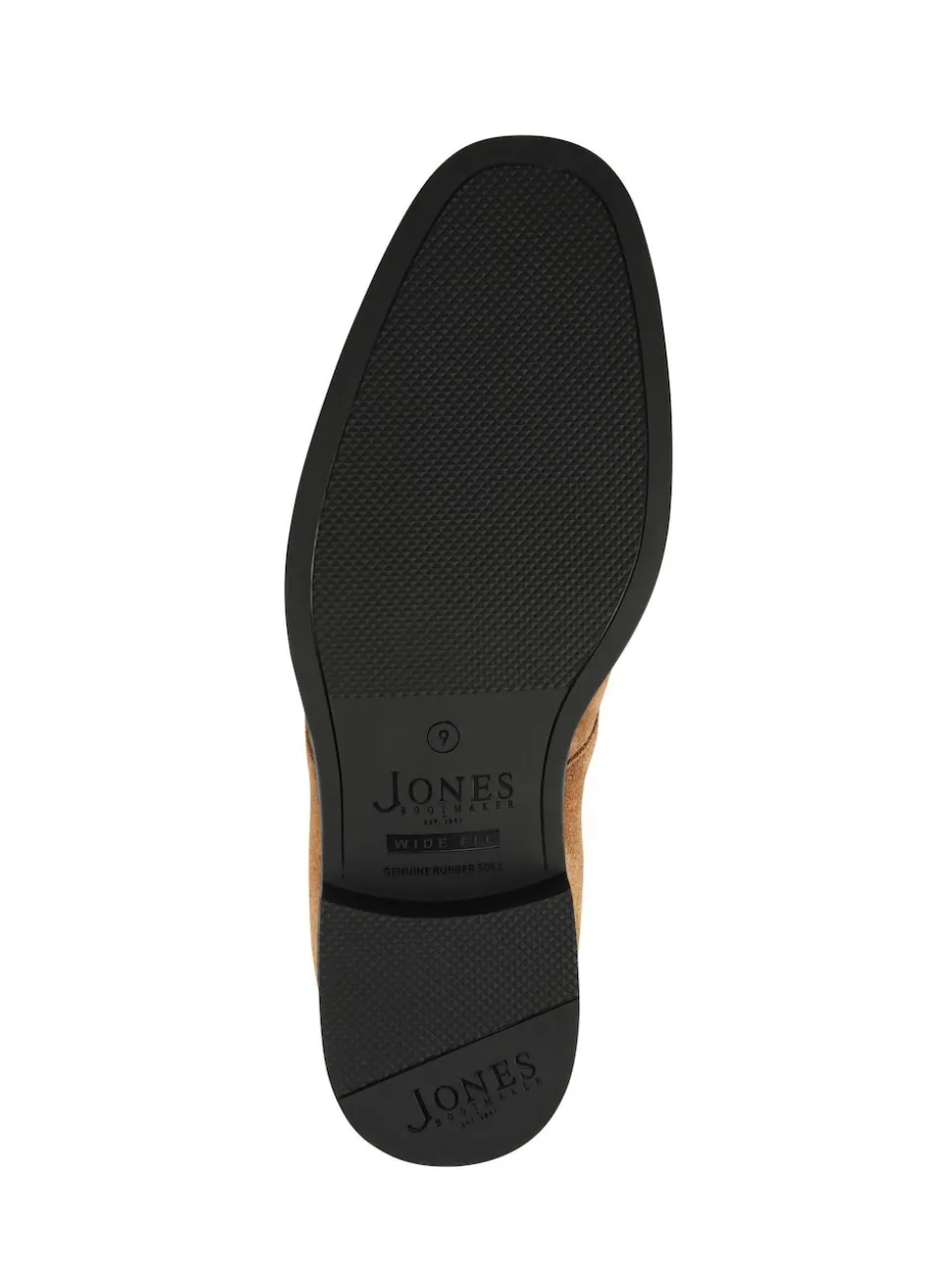 Jones Bootmaker Brown Gordon Lace-Up Wide-Fit Leather Boots