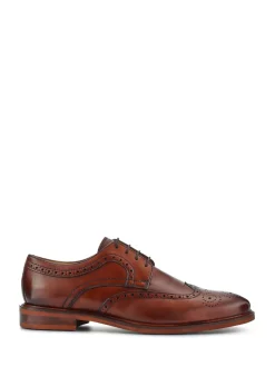 Jones Bootmaker Brown Light Longwood Suede Derby Brogues