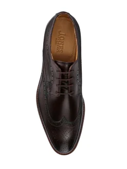 Jones Bootmaker Brown Longwood Suede Derby Brogues