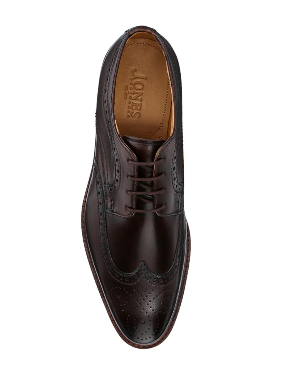 Jones Bootmaker Brown Longwood Suede Derby Brogues