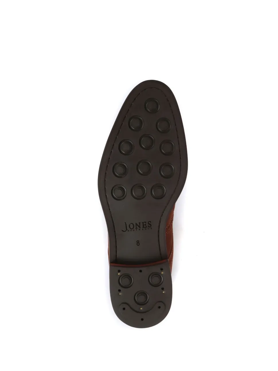 Jones Bootmaker Brown Longwood Suede Derby Brogues