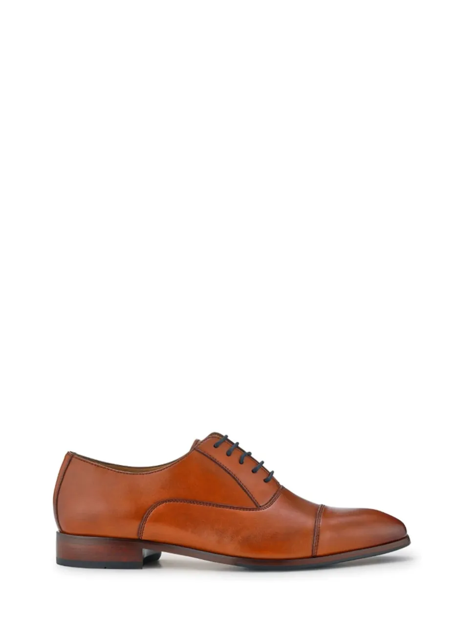 Jones Bootmaker Brown Marvin Leather Oxford Shoes