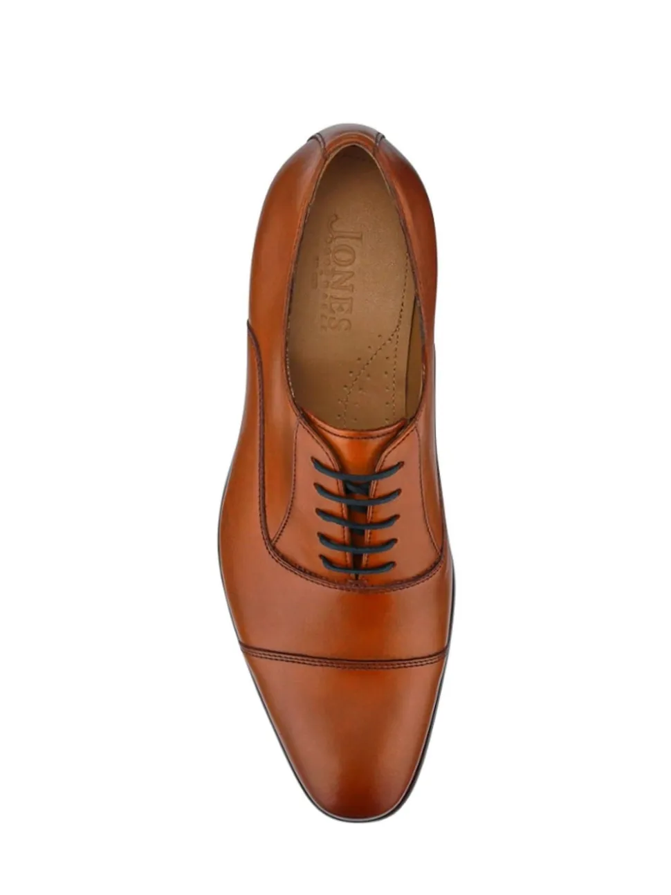 Jones Bootmaker Brown Marvin Leather Oxford Shoes