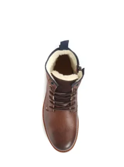 Jones Bootmaker Brown Mens Ealing Leather Ankle Boots