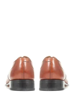 Jones Bootmaker Brown Men’s Leather Wide-Fit Lace Smart Shoes